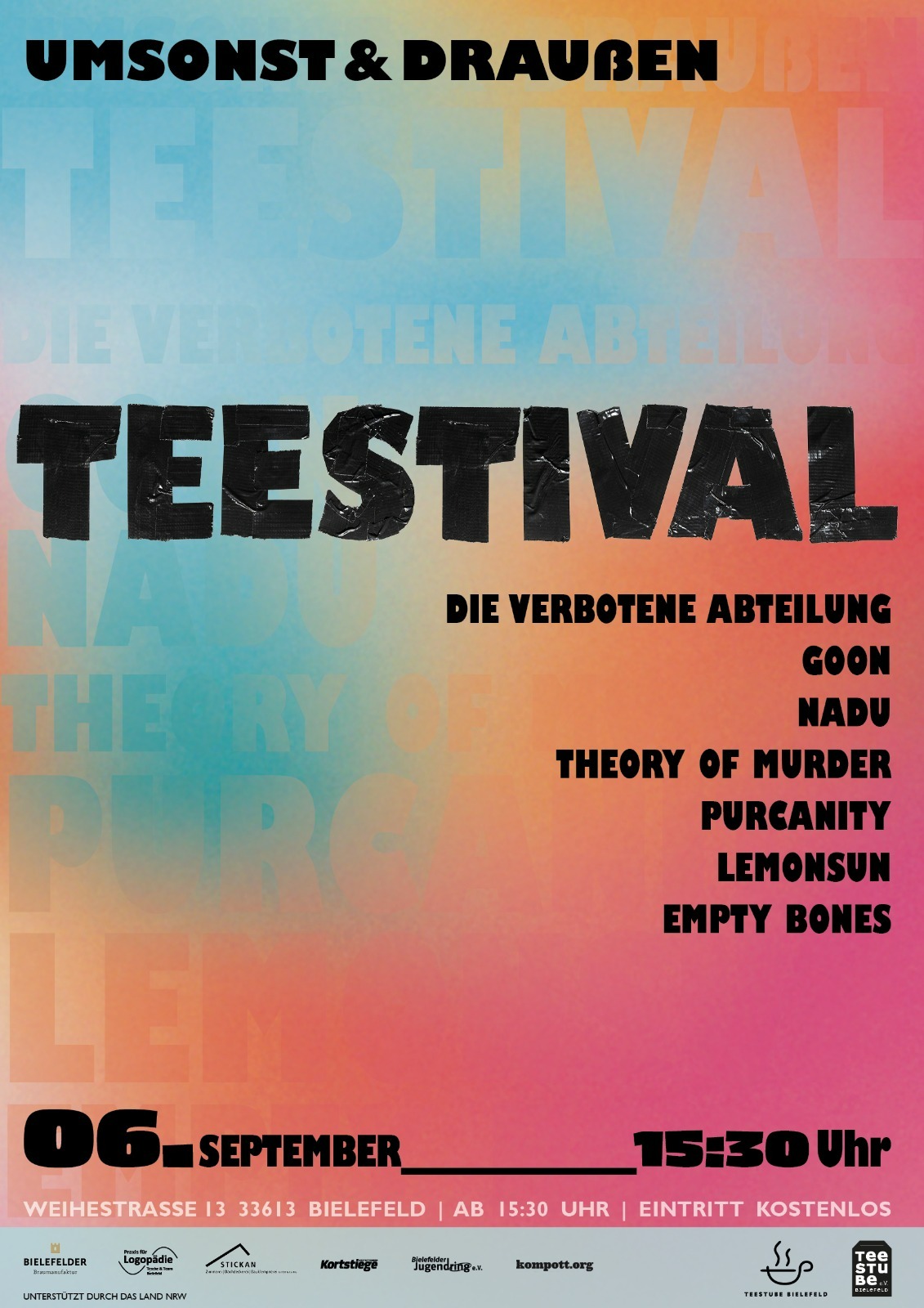 Flyer Teestival 2025